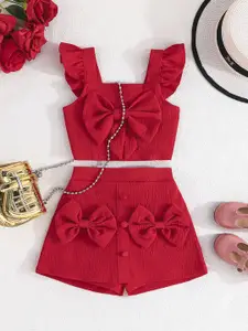 INCLUD Girls Top with Shorts