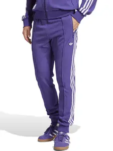 ADIDAS Real Icon Men Printed Slim Fit Mid Rise Joggers