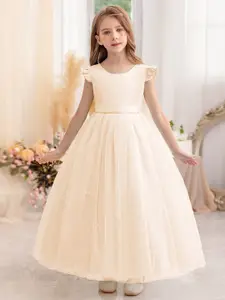 INCLUD Flutter Sleeve Maxi Dress