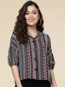 DressBerry Women Modern Boxy Opaque Party Shirt