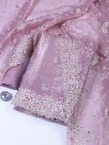 Meena Bazaar Embroidered Unstitched Dress Material