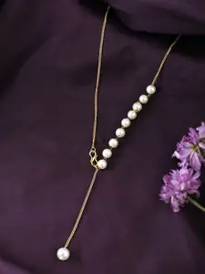 Silvermerc Designs Brass Gold-Plated Handcrafted Necklace