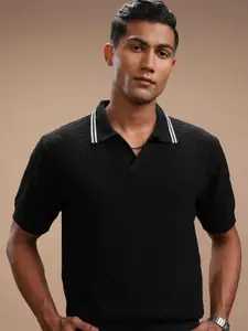 HIGHLANDER Men Polo Collar T-shirt