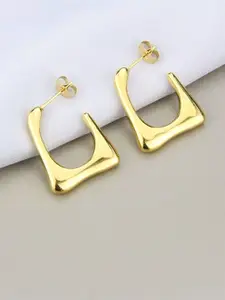 PRIVIU Geometric Hoop Earrings