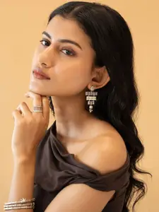 SHAYA Contemporary Drop Earrings