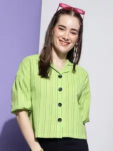 DressBerry Women Modern Boxy Opaque Party Shirt