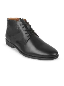 J.FONTINI Men Leather Derbys Formal Shoes