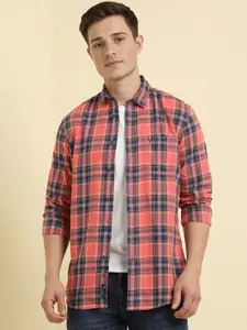 Allen Solly Men Tartan Checks Opaque Checked Casual Shirt