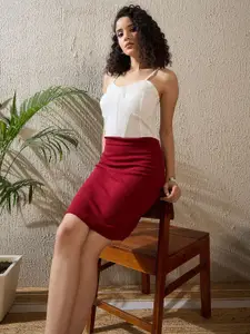 StyleStone Colourblocked Bodycon Dress