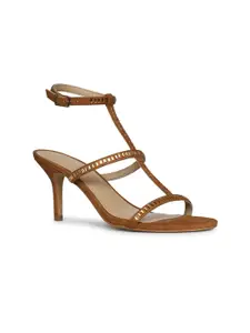 Saint G Leather Stiletto Sandals