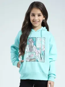 Monte Carlo Girls Graphic Printed Long Sleeves Hooded Sweatshirt