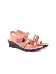 PENNEN Women Open Toe Flats