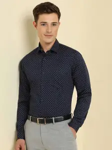 Allen Solly Men Slim Fit Opaque Printed Formal Shirt