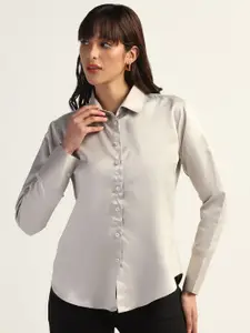 TAHVO Women Comfort Opaque Casual Shirt