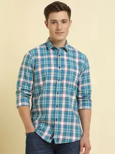 Allen Solly Men Tartan Checks Opaque Checked Casual Shirt