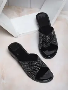 FABBMATE Women Embellished Heel Sandals