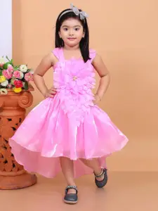 PN Fashion Net Fit & Flare Dress