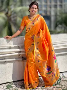 SGF11 Woven Design Zari Kanjeevaram Saree
