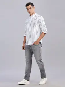 Tommy Hilfiger Men Opaque Striped Casual Shirt