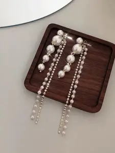 Celestique Contemporary Pearls Drop Earrings