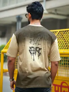 Maniac Men Printed Pockets T-shirt