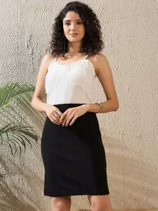 StyleStone Colourblocked Bodycon Dress