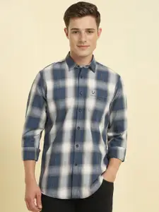 Allen Solly Men Tartan Checks Opaque Checked Casual Shirt
