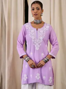 Anouk Women Ethnic Motifs Embroidered Thread Work Short Kurti