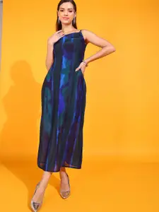 all about you Print Crepe Sheath Maxi Dress