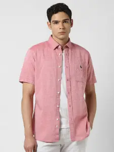 Van Heusen Sport Men Slim Fit Solid Cotton Casual Shirt