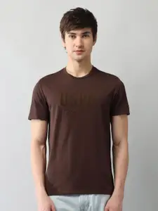 U.S. Polo Assn. Denim Co. Men Typography Printed Round Neck Muscle Fit T-shirt