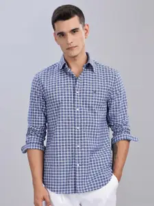 Tommy Hilfiger Men Regular Fit Button-Down Collar Checked Cotton Casual Shirt