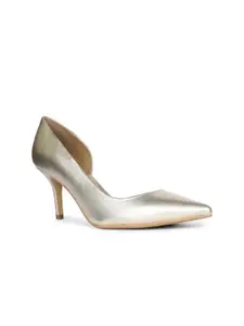 Saint G Women Leather Pointed Toe Stiletto Pumps