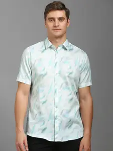 Louis Philippe Sport Men Slim Fit Abstract Printed Cotton Casual Shirt