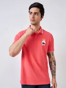 SPYKAR Men Graphic Printed Slim Fit Cotton T-shirt