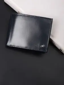 Louis Philippe Men Textured Leather Fashion