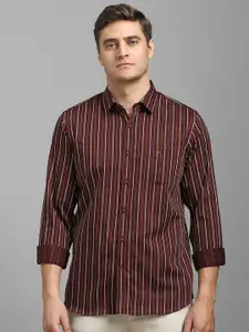 Louis Philippe Sport Men Slim Fit Vertical Striped Cotton Casual Shirt