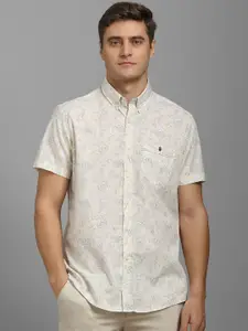 Louis Philippe Sport Men Slim Fit Ethnic Printed Cotton Casual Shirt