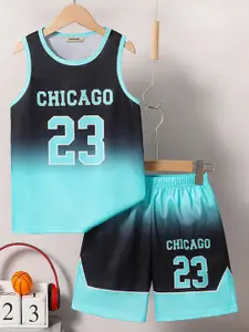 INCLUD Boys Chicago Printed T-shirt With Shorts
