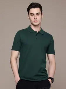 Moda Rapido Men Graphic Printed Polo Collar Cotton T-shirt