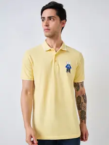 SPYKAR Men Solid Cotton Slim Fit T-shirt