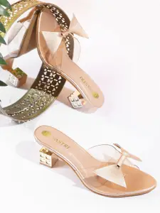 DIVASTRI Women Open Toe Block Heel Sandals