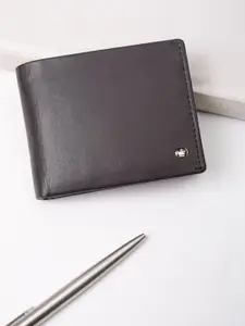 Louis Philippe Men Leather Two Fold Wallet