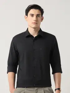 Arrow Men Classic Fit Spread Collar Textured Cotton Formal Shirt