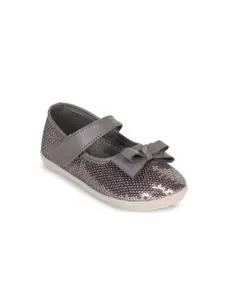 Lil Lollipop Girls Printed Fashion with Bows Flats