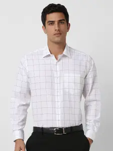 Van Heusen Men Checked Regular Fit Cotton Party Shirt