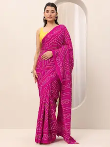 Libas Bandhani Saree With Blouse