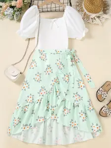 INCLUD Girls Top with Skirt