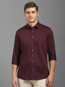 Louis Philippe Sport Men Slim Fit Solid Cotton Casual Shirt