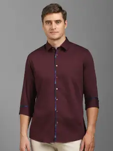Louis Philippe Sport Men Slim Fit Solid Cotton Casual Shirt